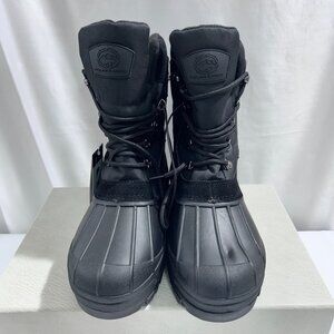 Polar Range Mens Snow Boots Size 10M Black Advanced Waterproof Lace-up Closed